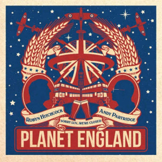 Andy Partridge Robyn Hitchcock Planet England EP 10 inch single cover
