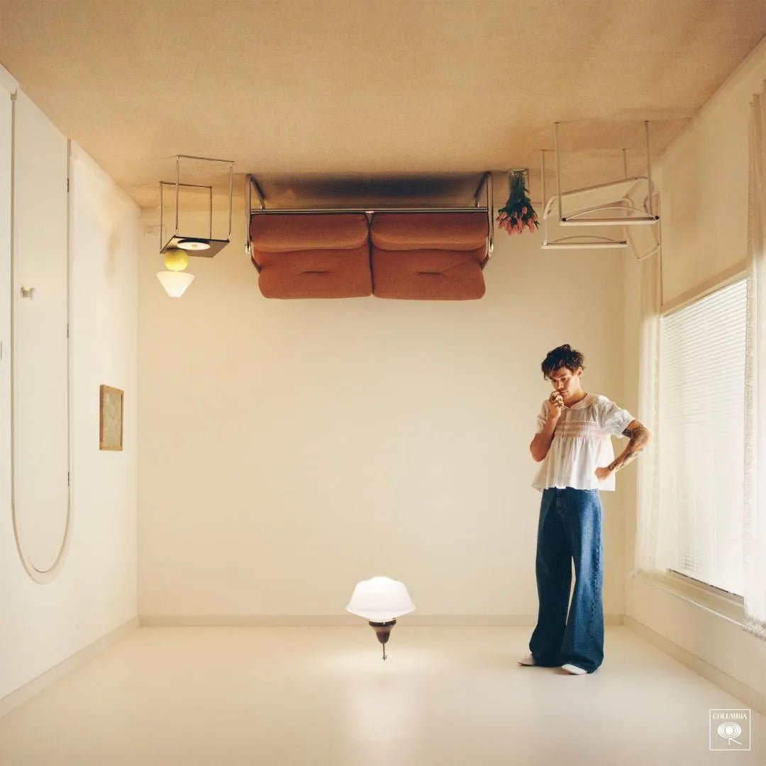 Harry Styles Harry’s House LP featuring his 2022 studio album with pop and soft rock tracks.
