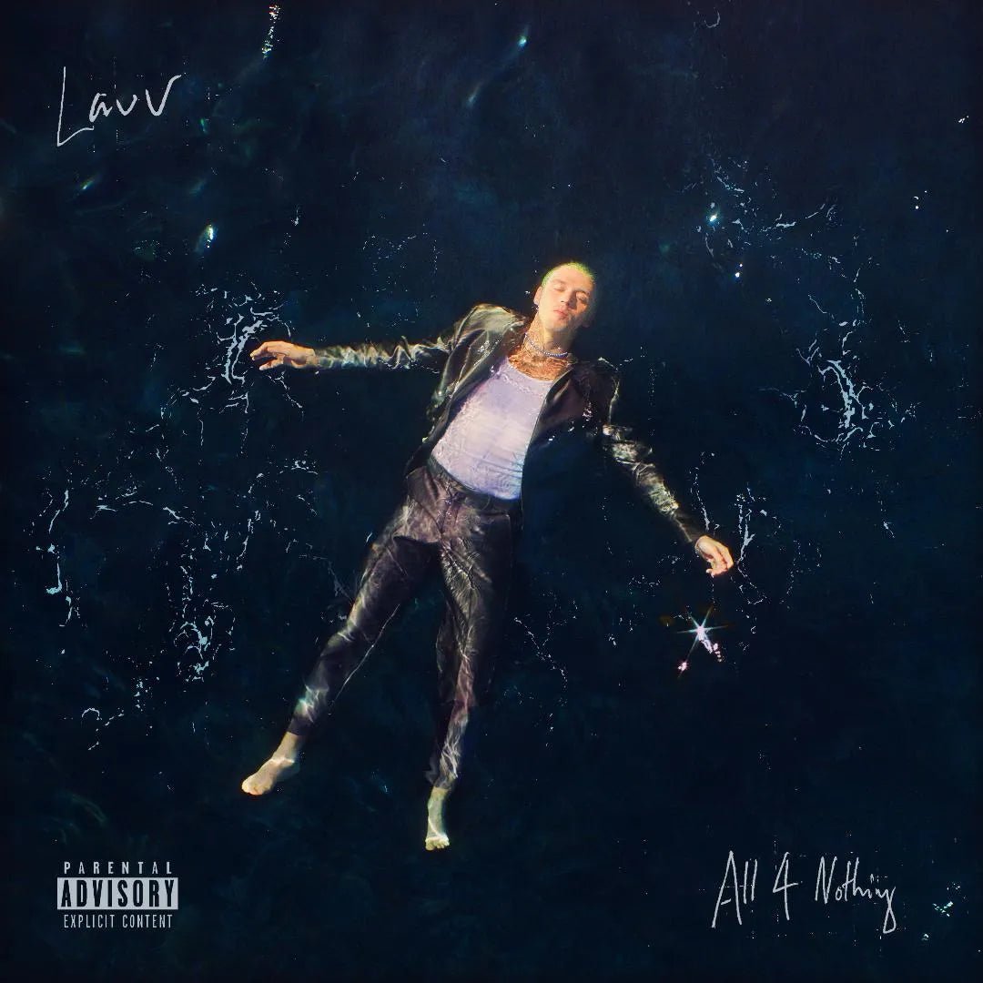 Lauv All 4 Nothing vinyl LP album cover featuring contemporary pop artwork