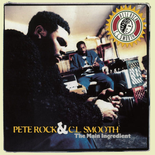 The Main Ingredient LP sleeve showing classic 1990s rap duo portrait design