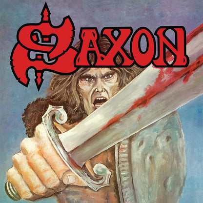 Saxon - Saxon  LP Blue & Red Splatter Vinyl