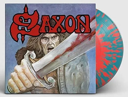 Saxon - Saxon  LP Blue & Red Splatter Vinyl