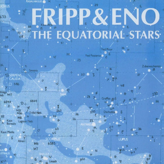 The Equatorial Stars album by Fripp & Eno on black vinyl edition reissue 2025