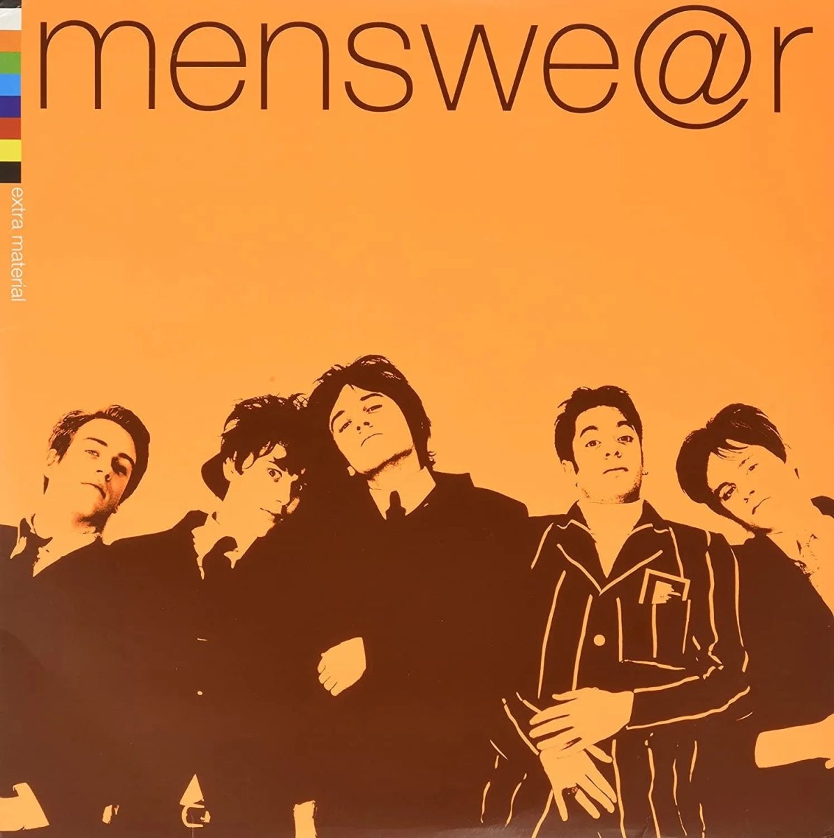 Menswe@r Extra Material 2 LP white and orange vinyl set