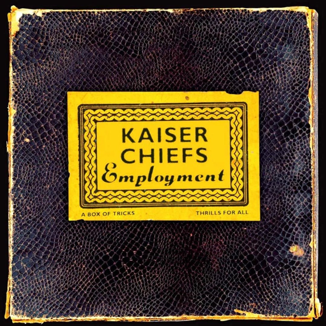 2005 debut Employment by Kaiser Chiefs LP artwork