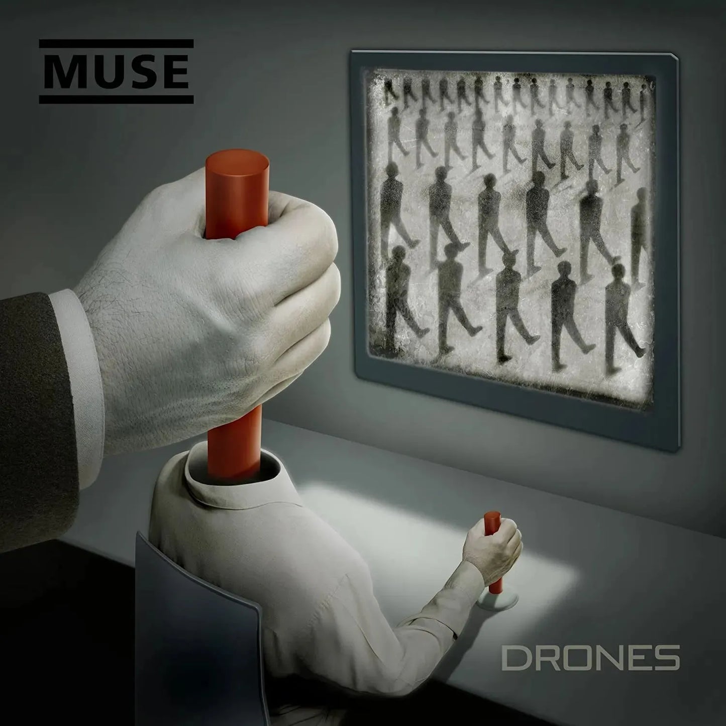 Muse Drones album concept rock release heavy guitar artwork