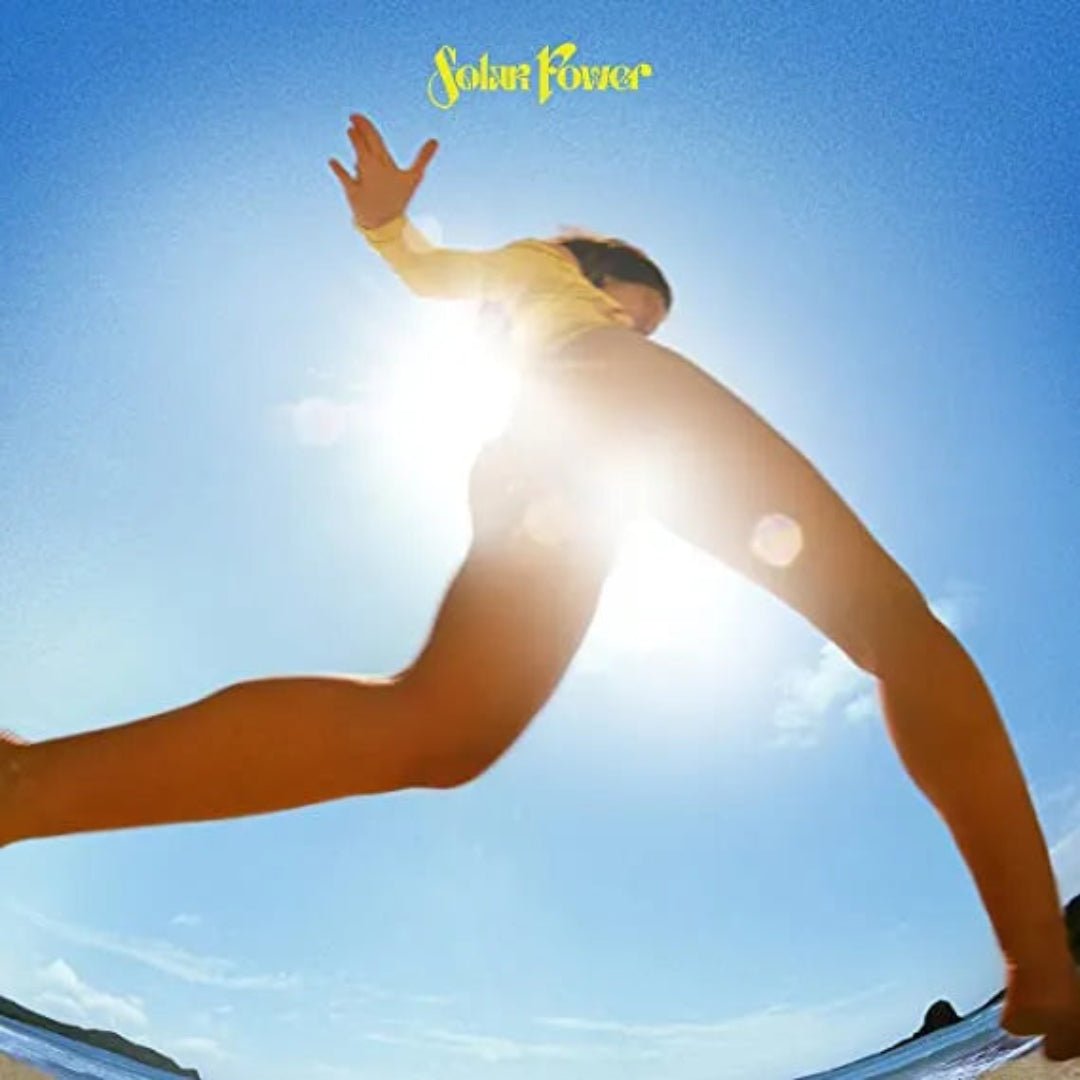 Solar Power album by Lorde with bright, minimalist cover and relaxed summer theme