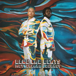 Blue Lab Beats Motherland Journey 2 LP set cover artwork with jazz, soul, and electronic tracks