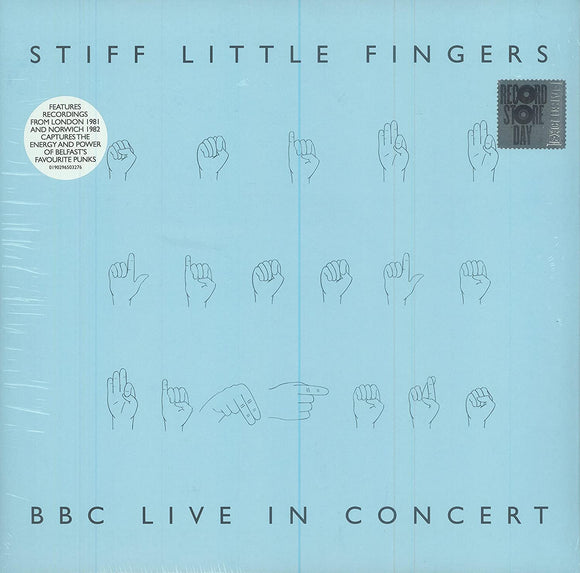 Stiff Little Fingers - BBC Live In Concert (19029650327) 2 LP Set Blue Vinyl