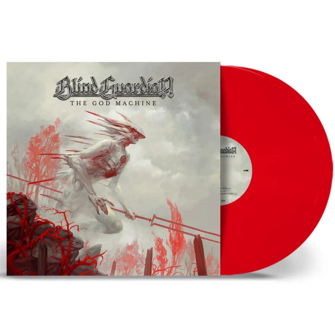 Cover of Blind Guardian The God Machine 2 LP red vinyl symphonic metal
