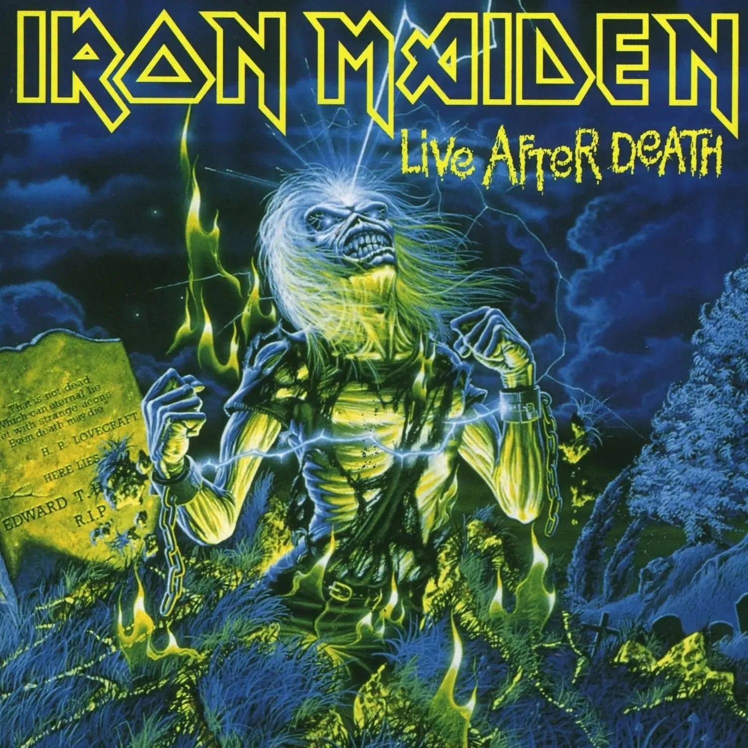Iron Maiden Live After Death 2 CD set album cover classic live metal release