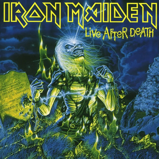 Iron Maiden Live After Death 2 CD set album cover classic live metal release