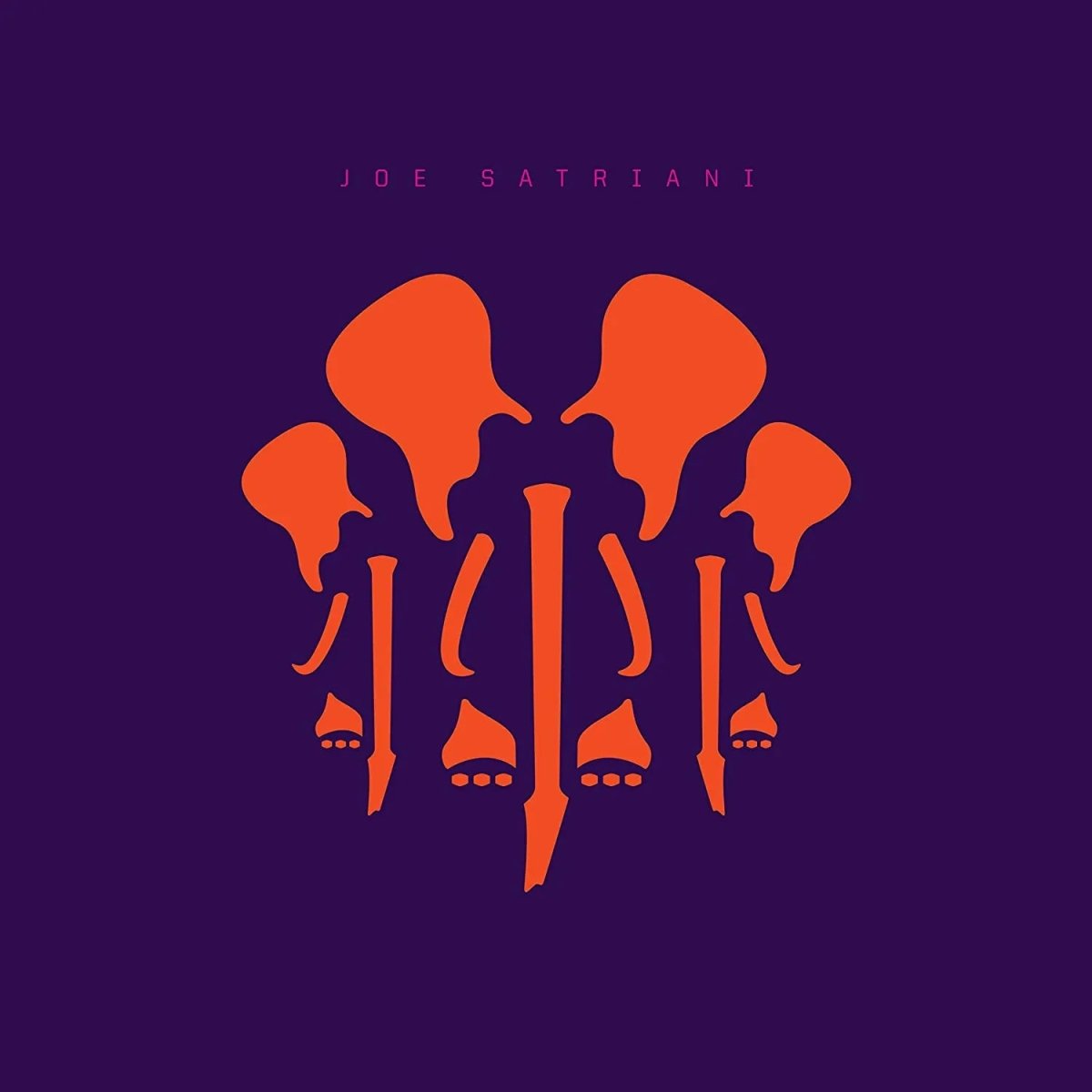 Joe Satriani The Elephants Of Mars 2 LP vinyl set front cover artwork and design