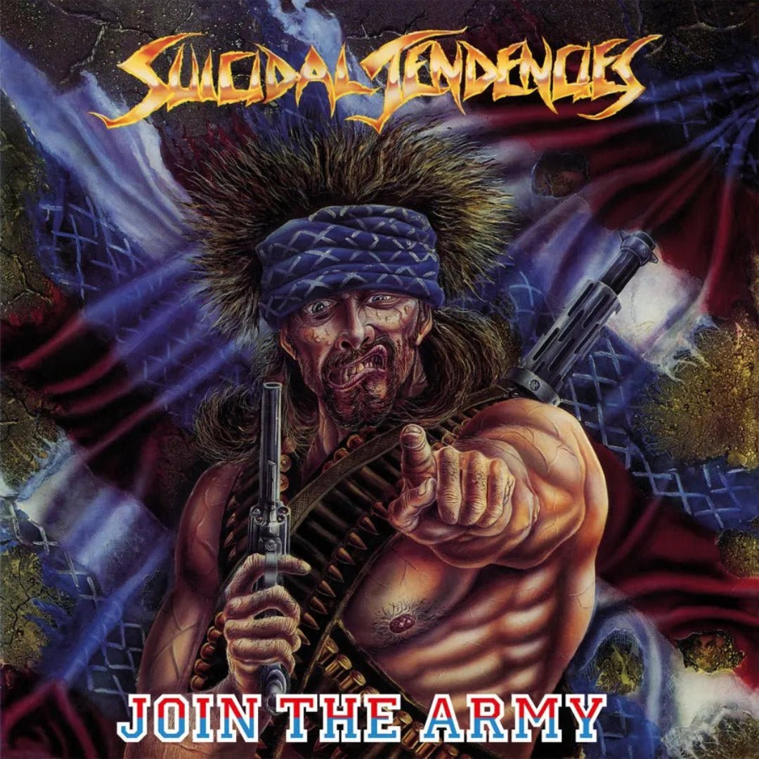 Suicidal Tendencies Join The Army 1987 thrash metal vinyl LP with insert


