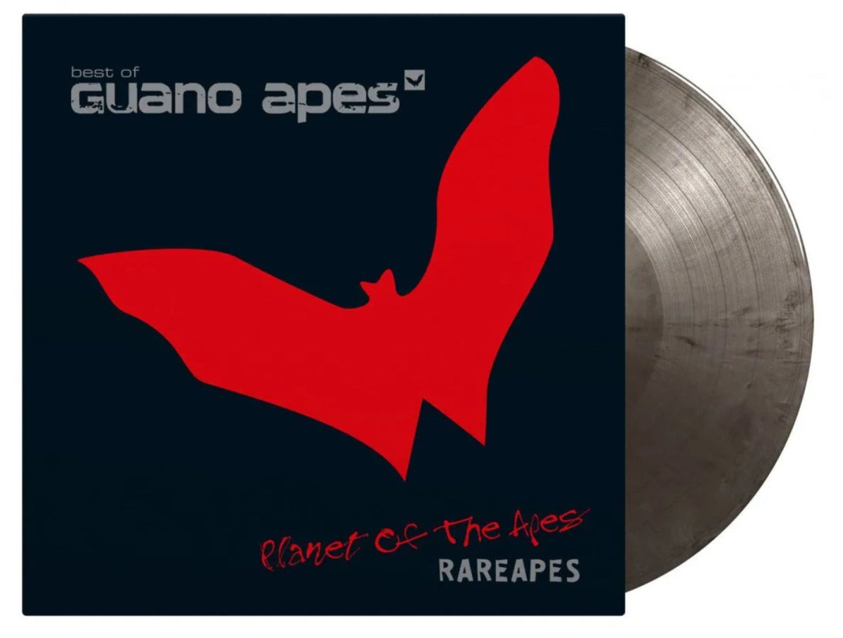 Rareapes album by Guano Apes on limited silver & black vinyl