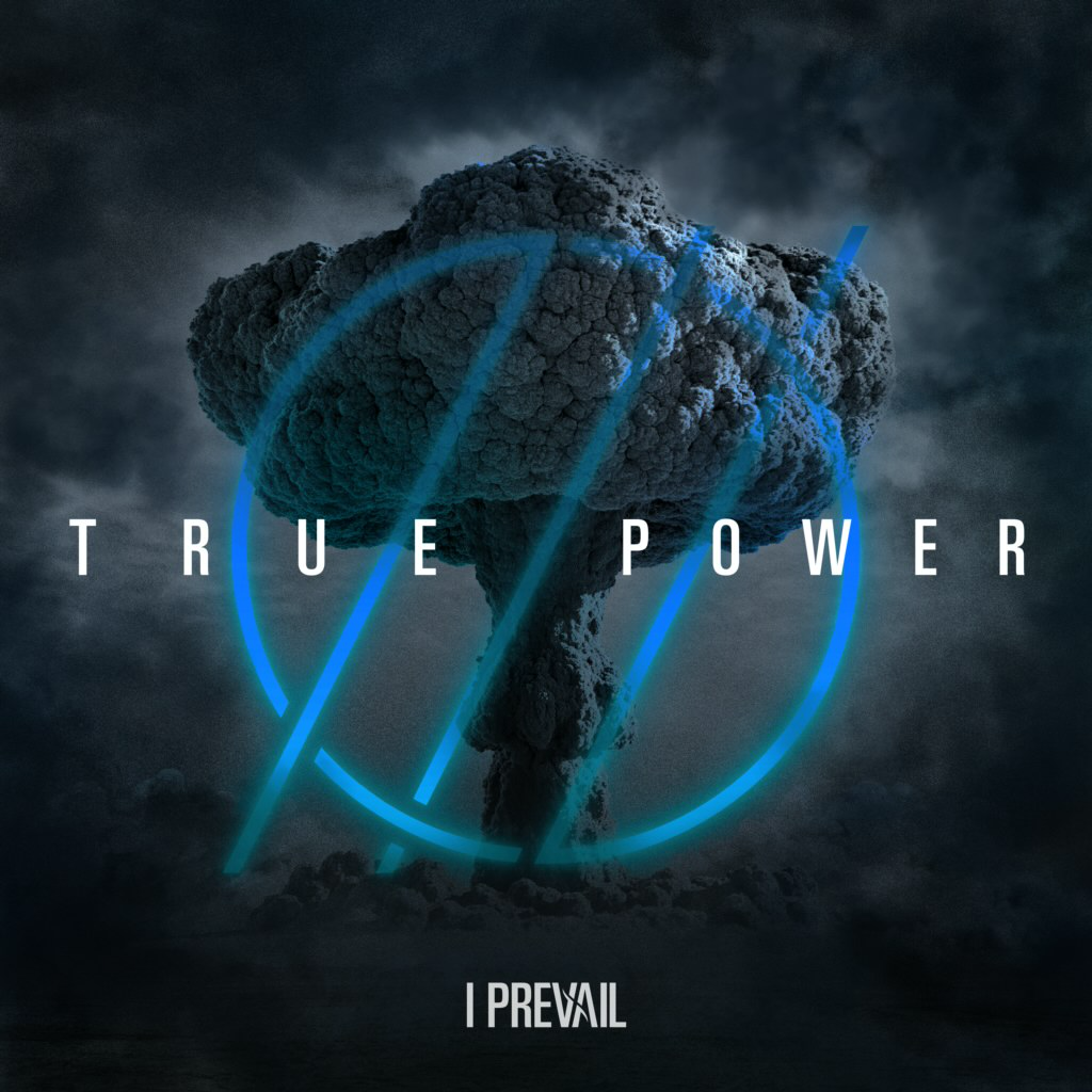 I Prevail True Power LP blue vinyl featuring heavy modern metalcore and rock songs