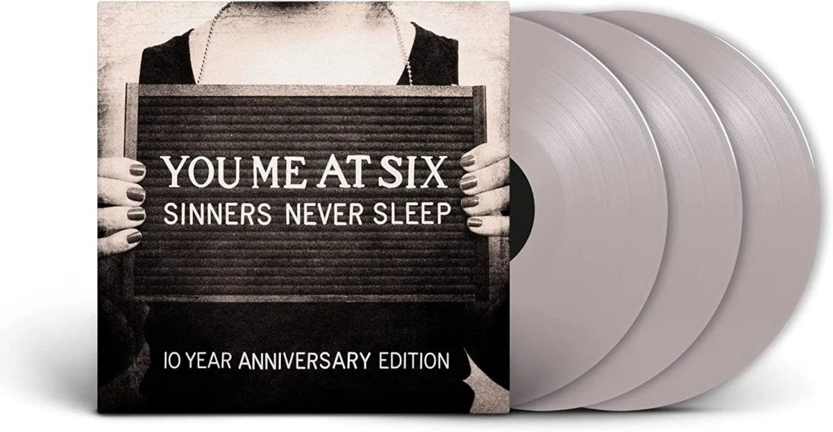 You Me At Six 10th anniversary 3LP vinyl edition with album, live and rarities LPs
