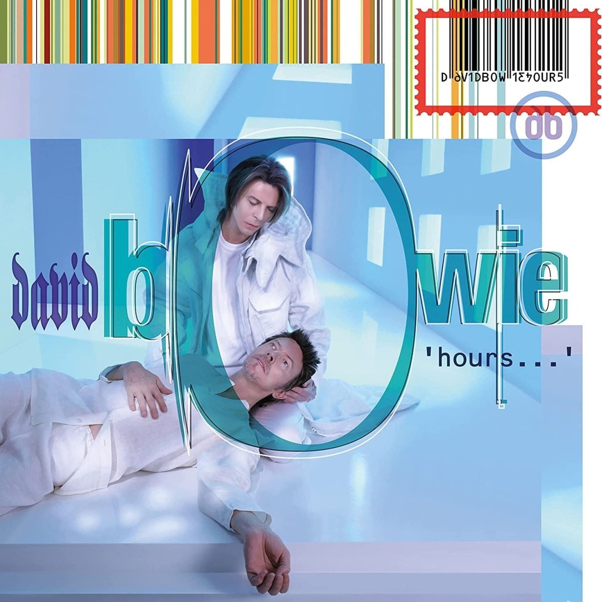 David Bowie Hours 1999 album cover featuring relaxed late 90s portrait artwork

