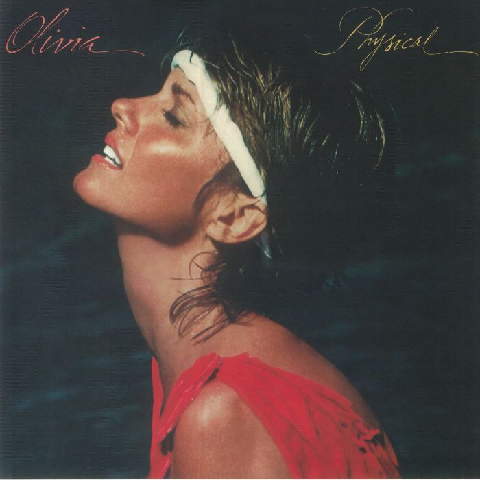 Olivia Newton-John Physical LP cover featuring bold typography and 80s pop aesthetic