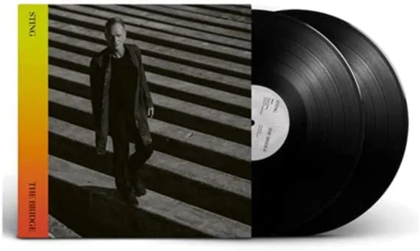 Deluxe 2LP vinyl of Sting’s The Bridge, featuring new songs with eclectic pop-rock textures.