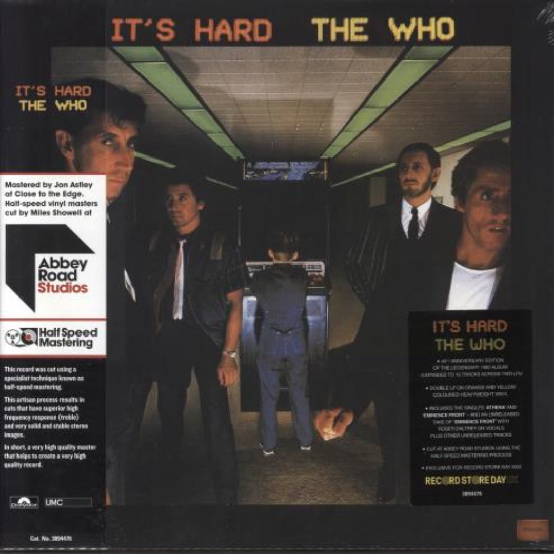 The Who It’s Hard orange yellow vinyl 2LP album cover artwork