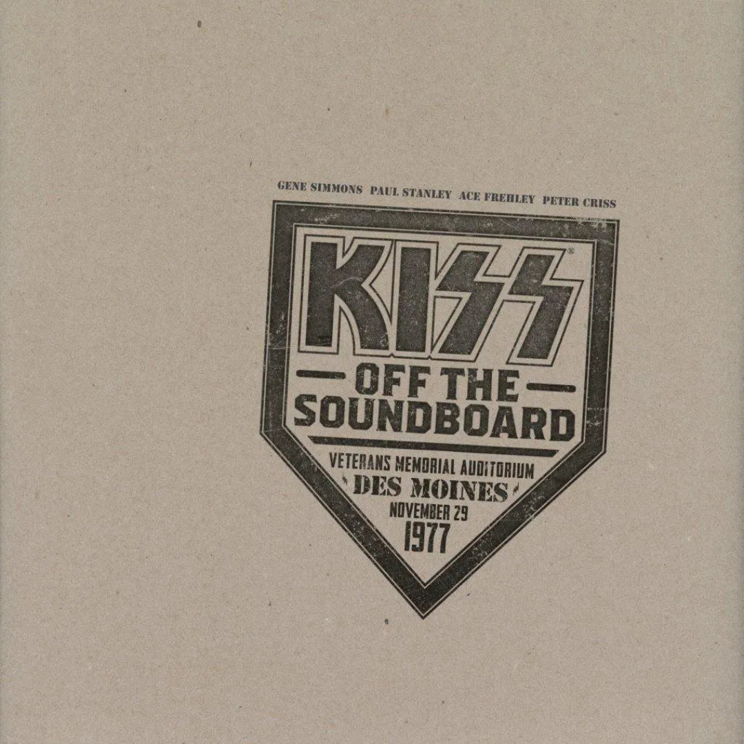 KISS 1977 Des Moines concert soundboard recording vinyl