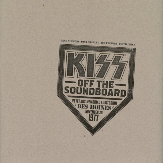 KISS 1977 Des Moines concert soundboard recording vinyl