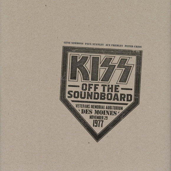 Kiss - Off The Soundboard Des Moines 29th November 1977 (4582557) 2 LP Set