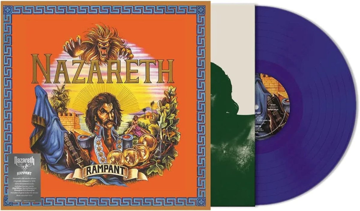 Nazareth - Rampant LP Blue Vinyl - 2 - LP - Orchard Records
