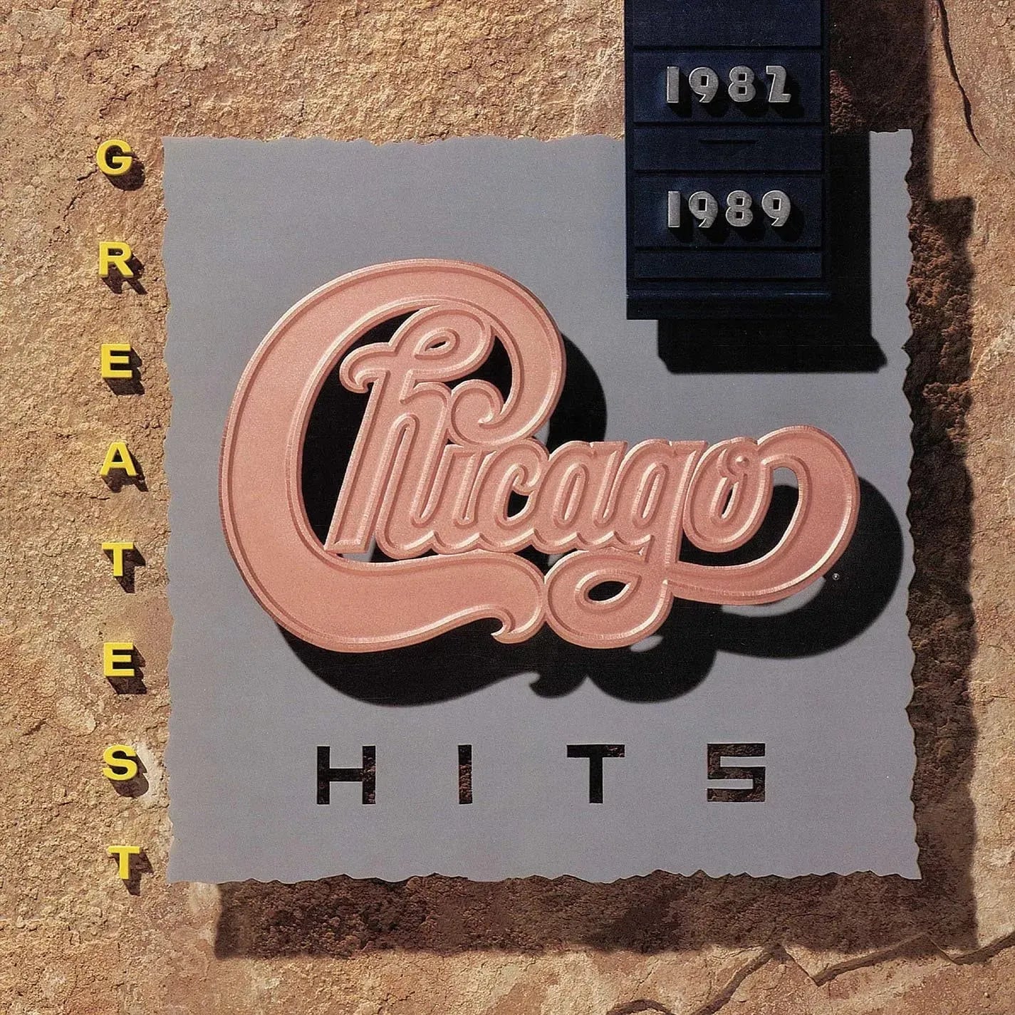 Chicago Greatest Hits sea blue vinyl LP classic rock compilation album