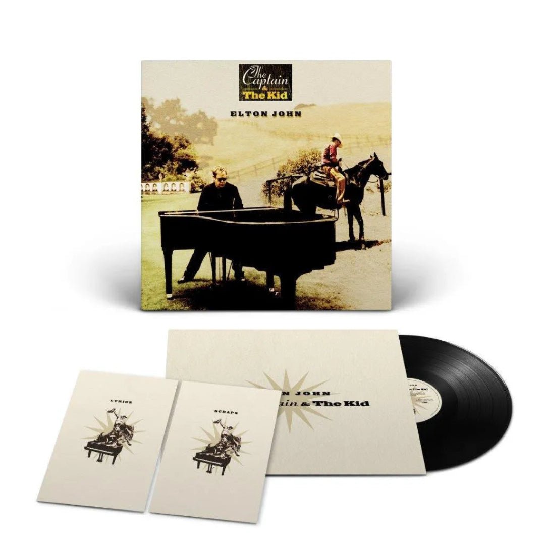 1LP vinyl edition of Elton John The Captain And The Kid, sequel to Captain Fantastic