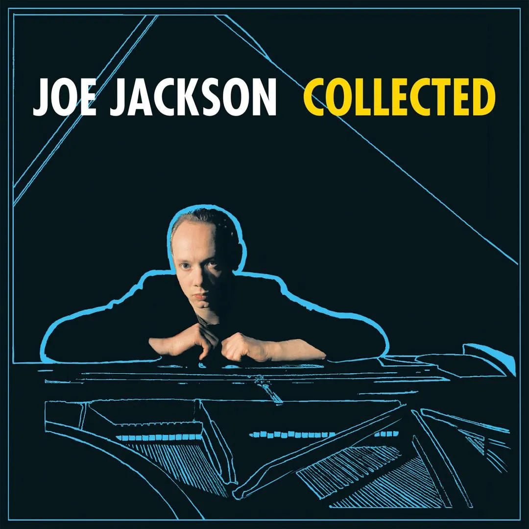 Joe Jackson portrait album cover showcasing the British singer-songwriter’s signature style