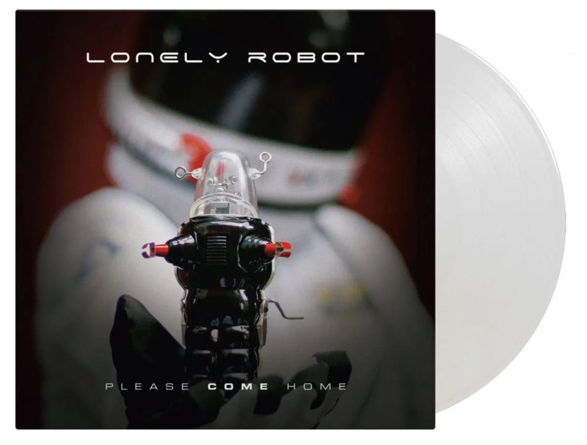 Please Come Home album by Lonely Robot on solid white 2 LP vinyl