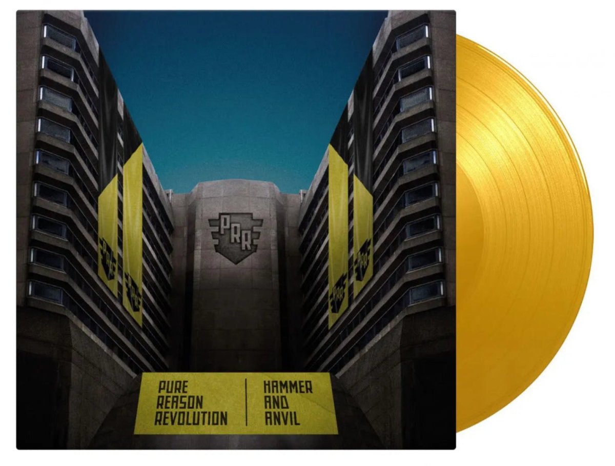 Pure Reason Revolution Yellow Vinyl Hammer And Anvil Cover