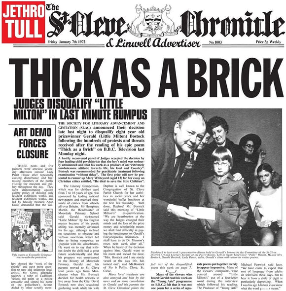 Jethro Tull - Thick As A Brick (9632331) LP Half Speed Mastered