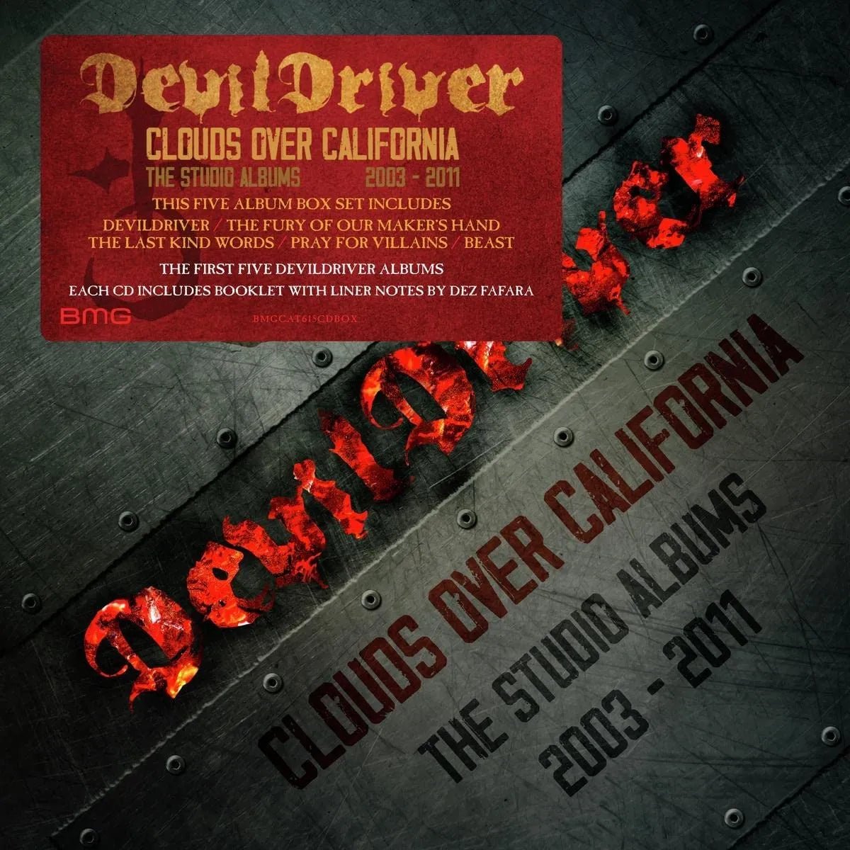DevilDriver - Clouds Over California: The Studio Albums 2003 – 2011 5 CD Box Set - 1 - CD - Orchard Records
