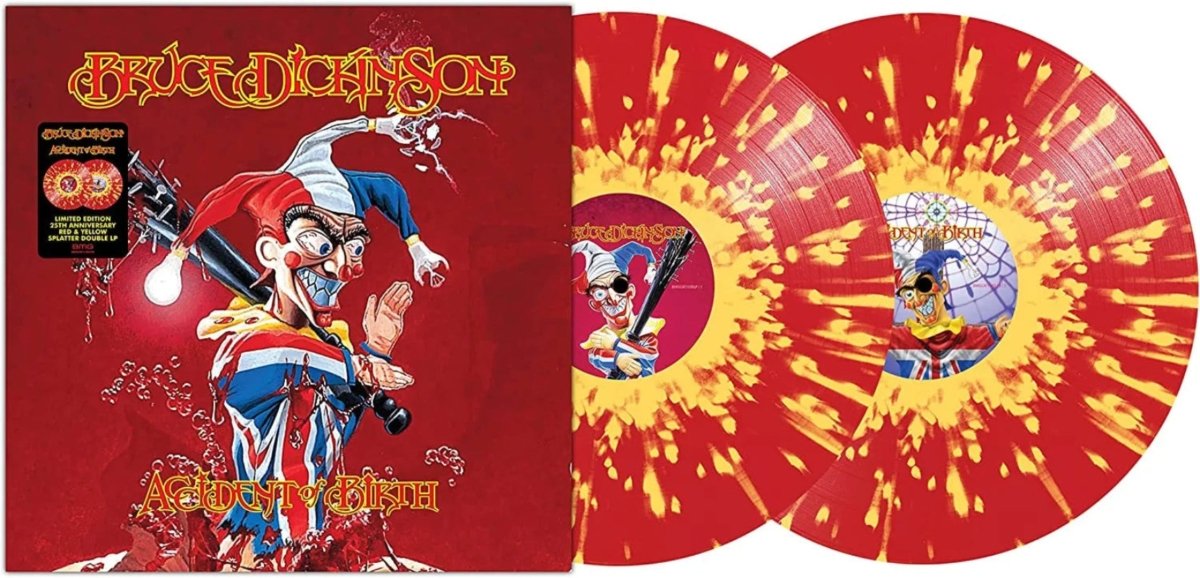 Accident of Birth vinyl LP by Bruce Dickinson with Adrian Smith and heavy metal tracks