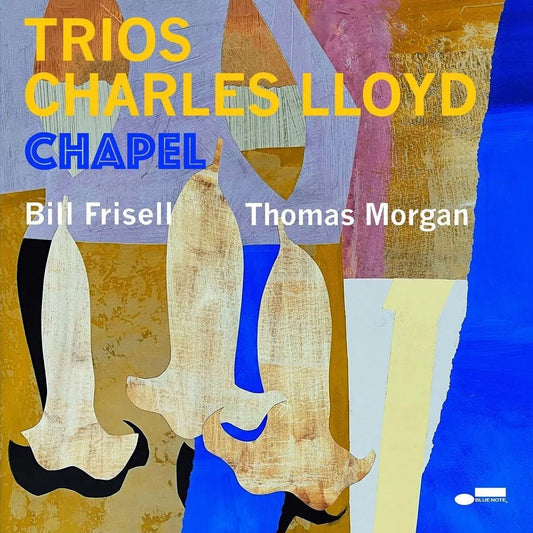 Charles Lloyd Trios: Chapel Ocean Sacred Thread album cover featuring elegant jazz artwork.