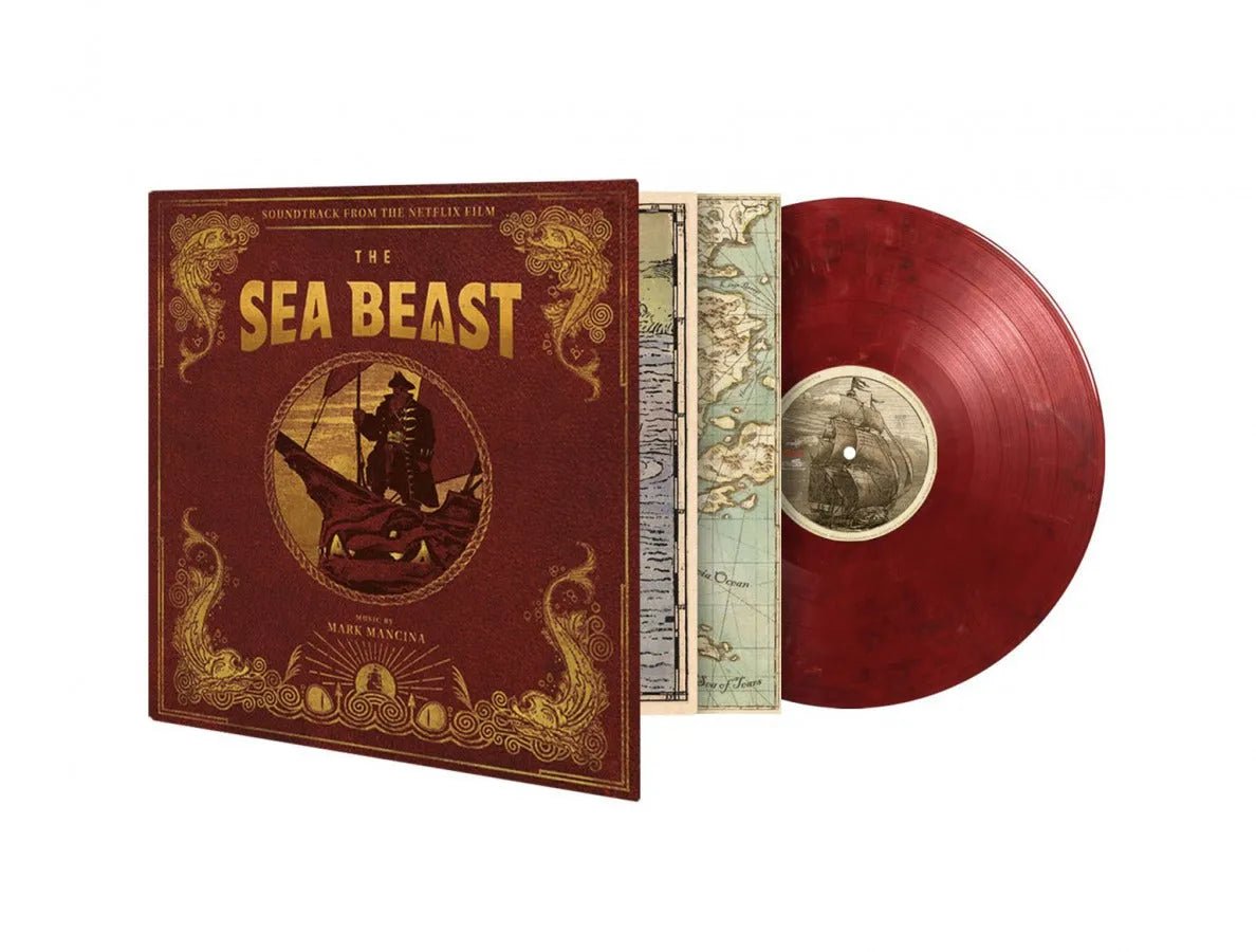Mark Mancina - The Sea Beast Soundtrack LP Red White & Black Marbled Vinyl - 2 - LP - Orchard Records