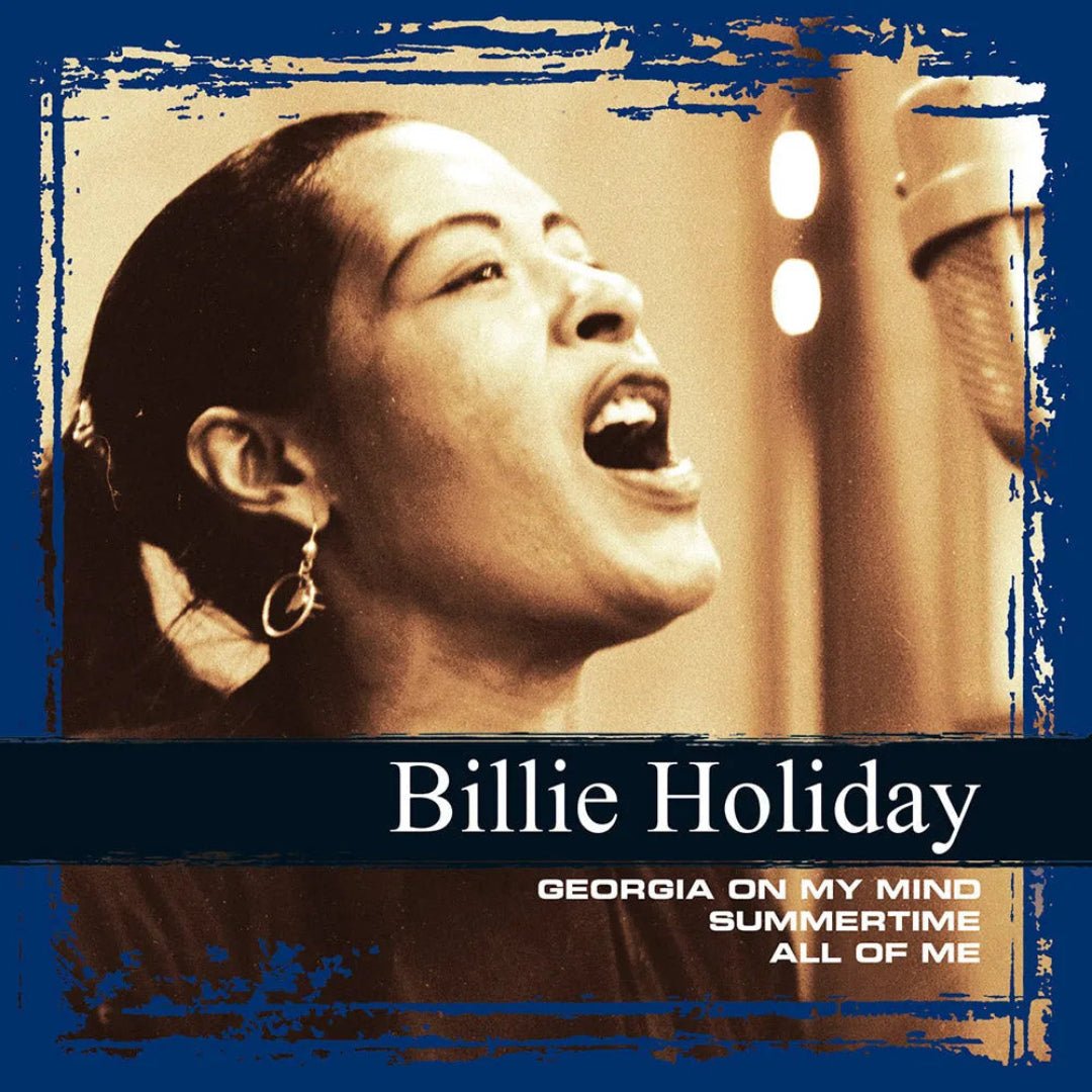 Billie Holiday jazz collection album cover featuring classic standards