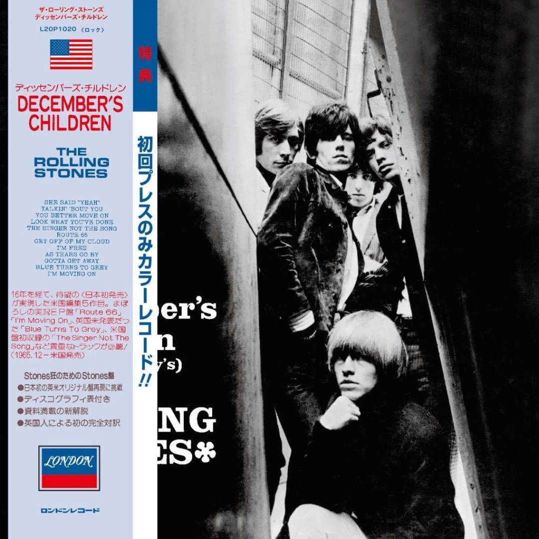 December’s Children CD by The Rolling Stones early 1960s rock album artwork