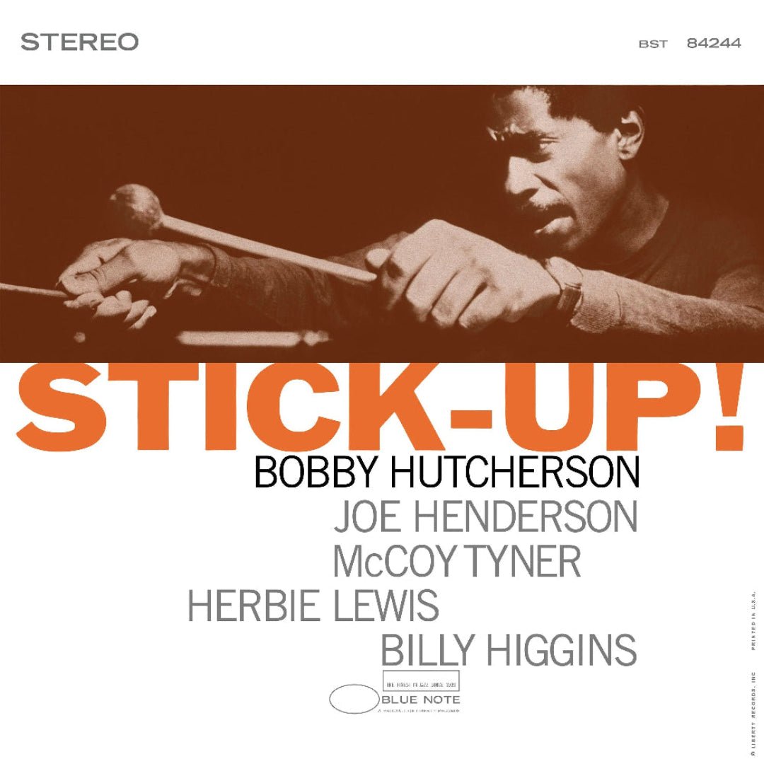 Bobby Hutcherson Stick-Up! album cover, classic 1966 Blue Note jazz release