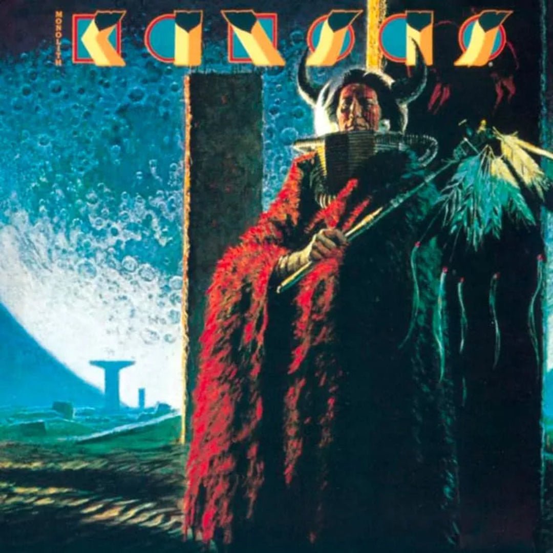 Kansas – Monolith album artwork featuring horned space helmet