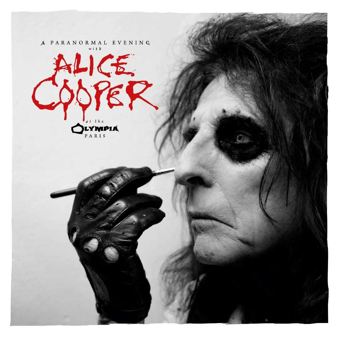 Alice Cooper Paranormal Olympia cover featuring theatrical horror-inspired art

