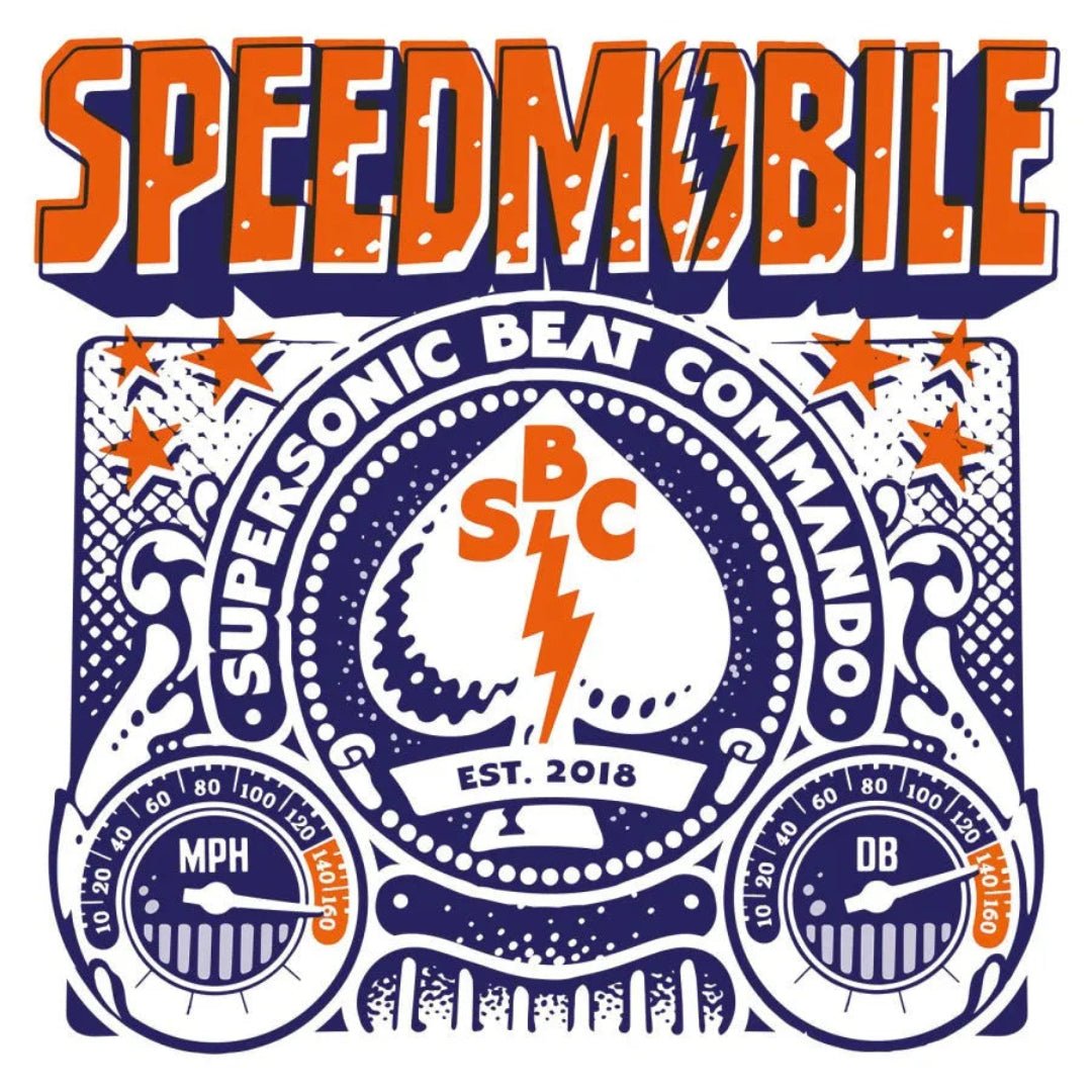 Speedmobile Supersonic Beat Commando LP crystal clear vinyl limited edition