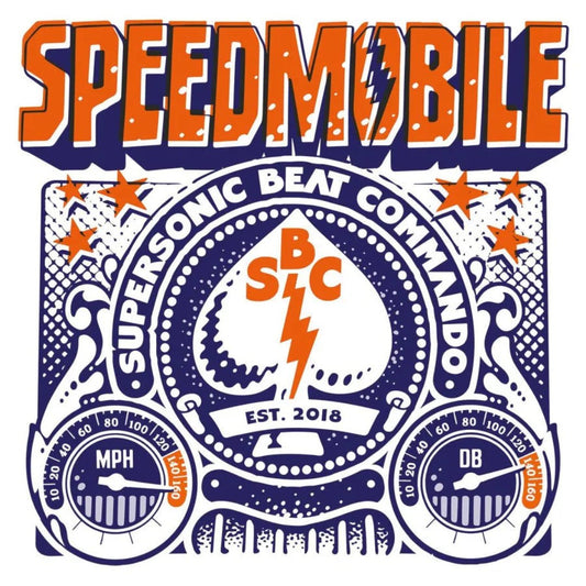 Speedmobile Supersonic Beat Commando LP crystal clear vinyl limited edition