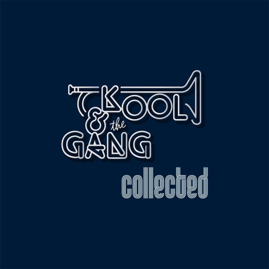 Kool & The Gang Collected album cover featuring classic funk and disco imagery