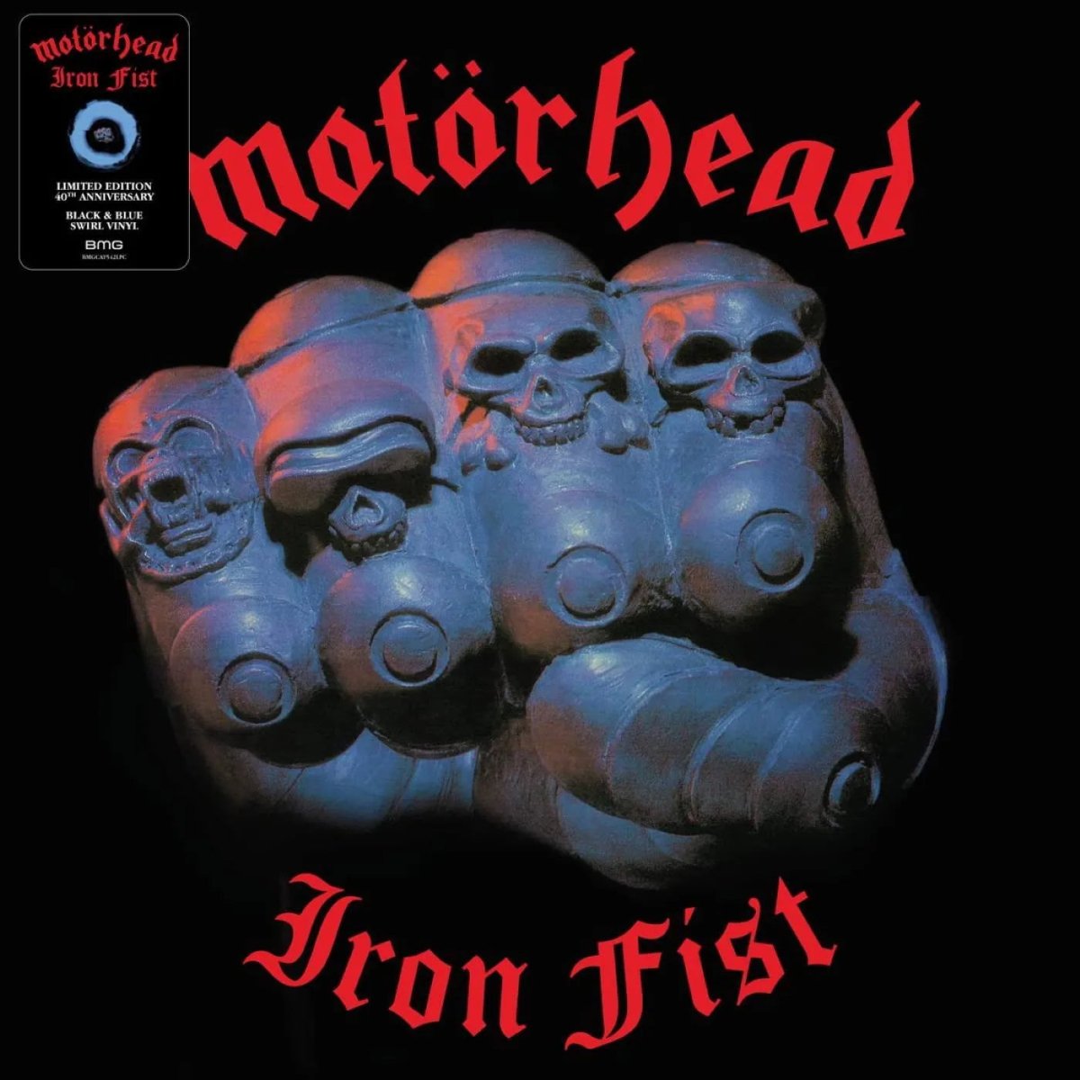 Iron Fist album artwork featuring Motörhead’s signature raw, fast, and fearless style