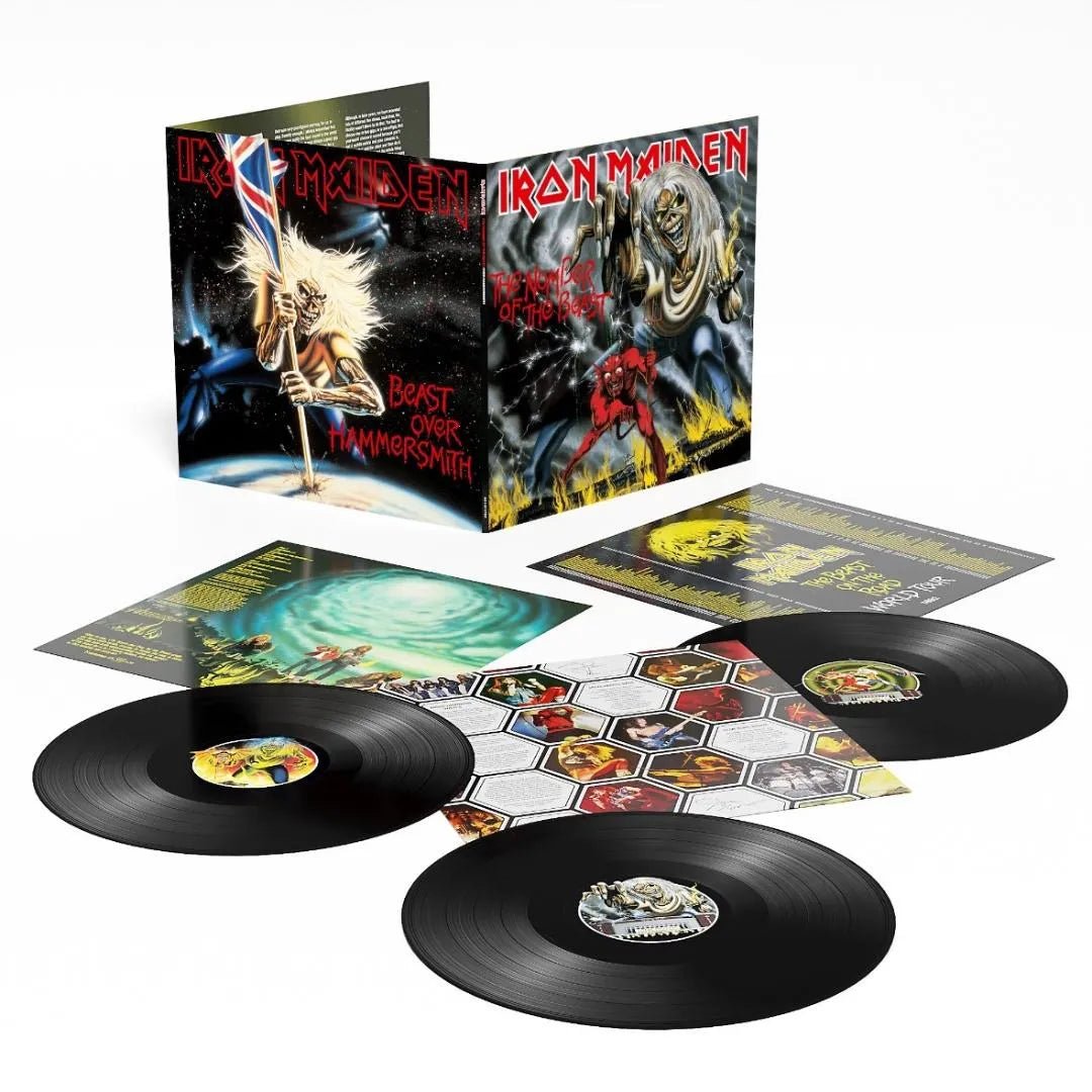 Iron Maiden - The Number Of The Beast Plus Beast Over Hammersmith 3 LP - 2 - LP - Orchard Records