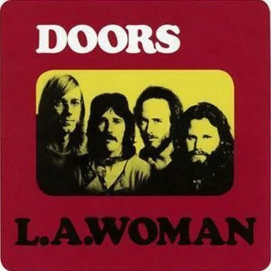 The Doors L.A. Woman LP yellow vinyl classic rock album 1971 release